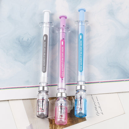 Creative Syringe Gel Realistic Syringe Ballpoint Student Stationery Ball Pen