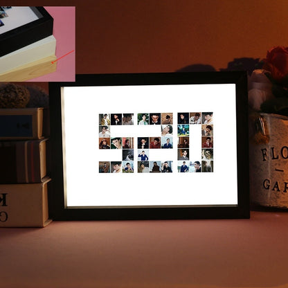 Creative 3D Night Light Photo Frame