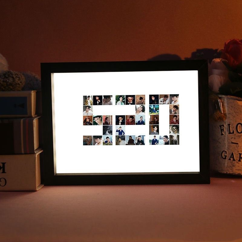 Creative 3D Night Light Photo Frame