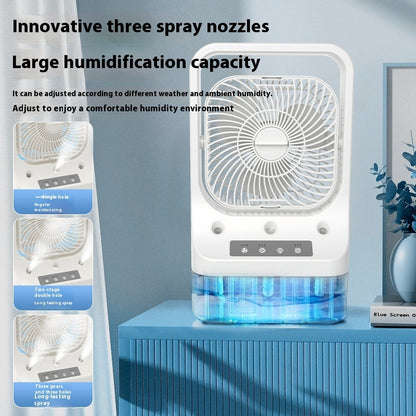 Desktop Thermantidote Spray Air Cooler USB Air Conditioner Fan