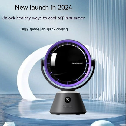 Fan Smart Desktop Charging Turbine Mini