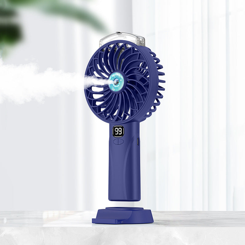 Spray Handheld Fan Digital Display Screen Charging Long Battery Life