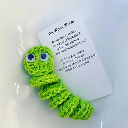 Worried About Worm Knitted Plush Gifts Plush Toy