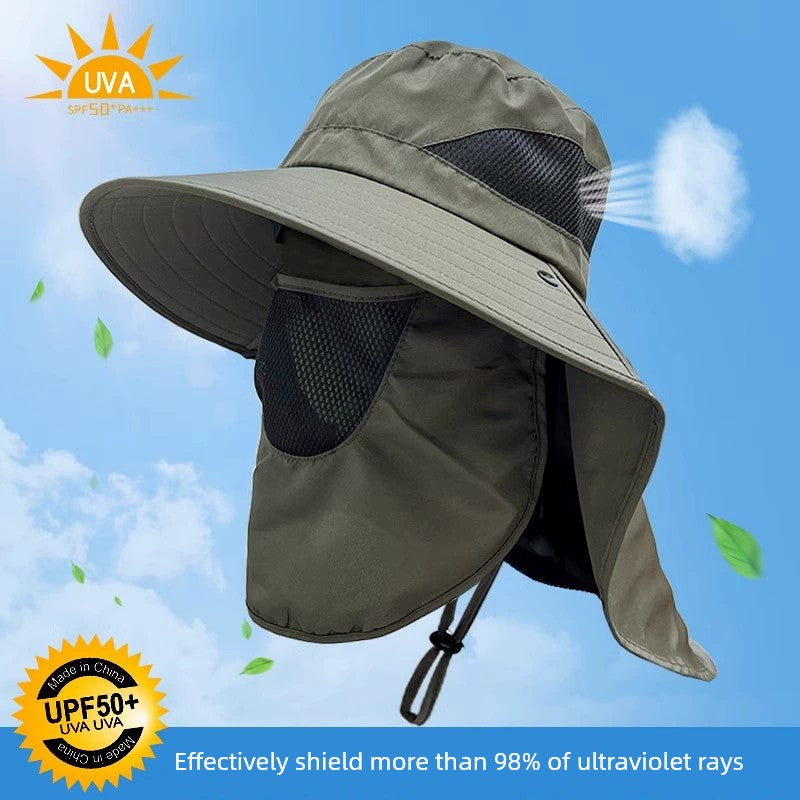 Summer Big Brim Hat Cycling Fishing Outdoor