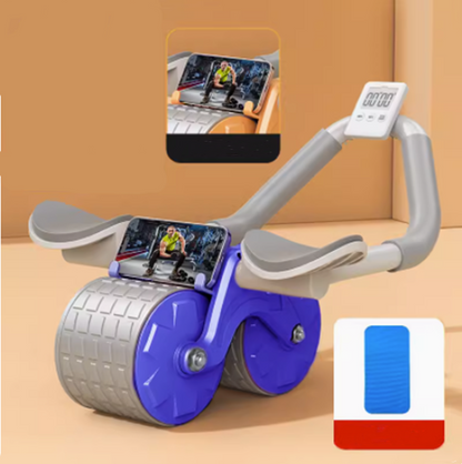 Beginner's Automatic Rebound Belly Wheel Fitness Equipment